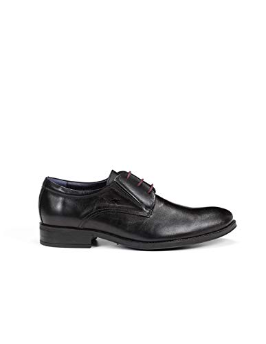 Fluchos | Zapato de Hombre | HERACLES 8410 Memory Negro Zapato de Vestir | Zapato de Piel de Vacuno de Primera Calidad | Cierre con Cordones | Piso de Goma Personalizado Fluchos | Zapato de Hombre | HERACLES 8410 Memory Negro Zapato de Vestir | Zapato de Piel de Vacuno de Primera Calidad | Cierre con Cordones | Piso de Goma Personalizado