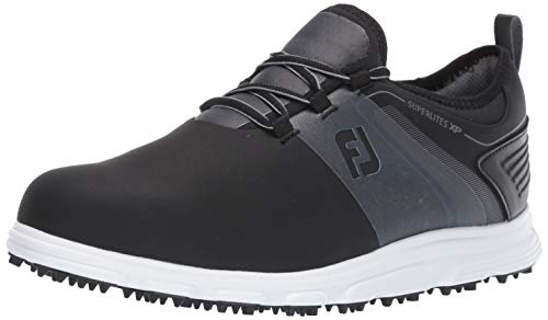 FootJoy Superlited XP, Zapatillas de Golf Hombre, Negro (Negro/Gris 58066m), 41 EU