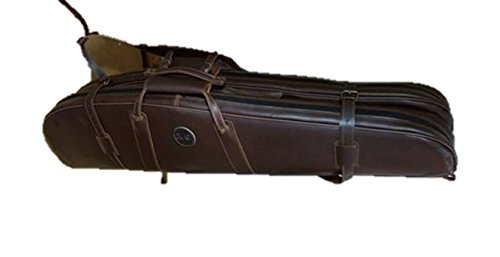 Funda de Cuero Doble para Dos Rifles con Visor 120 cm. LA Joya DE LA Caza