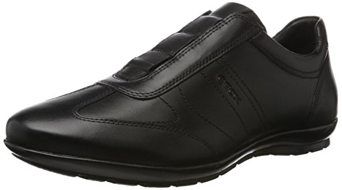 Geox Uomo Symbol C, Zapatillas Hombre, Negro (Black C9999), 42 EU