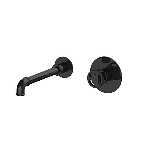 Grifo de Agua Montaje en Pared Negro Grifo Monomando para Lavabo Retro Industrial Estilo Latón Grifo del Fregadero Agua Fría y Caliente Disponible Agarre con Una Mano Grifos Baño Cocina Decoración Grifo de Agua Montaje en Pared Negro Grifo Monomando para Lavabo Retro Industrial Estilo Latón Grifo del Fregadero Agua Fría y Caliente Disponible Agarre con Una Mano Grifos Baño Cocina Decoración