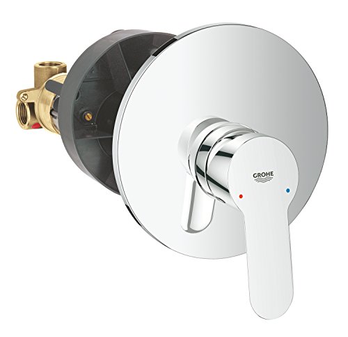 Grohe Bauedge - Grifo monomando empotrado de ducha, color cromo, (1/2") (Ref. 29078000) Grohe Bauedge - Grifo monomando empotrado de ducha, color cromo, (1/2") (Ref. 29078000)