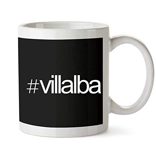 Hashtag Villalba Bold Text Mug 11 onzas