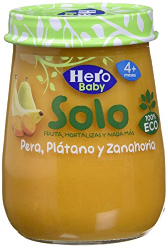 Hero Baby Pera, Zanahoria y Plátano, 120g