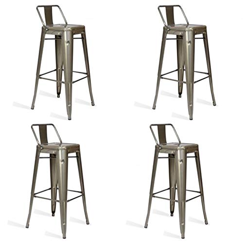 Home Heavenly® Pack de Cuatro taburetes TOLIX, Silla Alta Comedor, Cocina, Taburete Bar hostelería metálico Modelo Vintage Industrial, Envio Desde España. (Metalico) Home Heavenly® Pack de Cuatro taburetes TOLIX, Silla Alta Comedor, Cocina, Taburete Bar hostelería metálico Modelo Vintage Industrial, Envio Desde España. (Metalico)