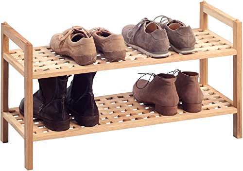 HomeTrends4You 843027 Zapatero, 69 x 40 x 26 cm, Nogal Macizo lubricado HomeTrends4You 843027 Zapatero, 69 x 40 x 26 cm, Nogal Macizo lubricado