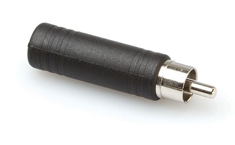 Hosa GPR104 - Cable RCA a jack TS (6.3 mm, adaptador)