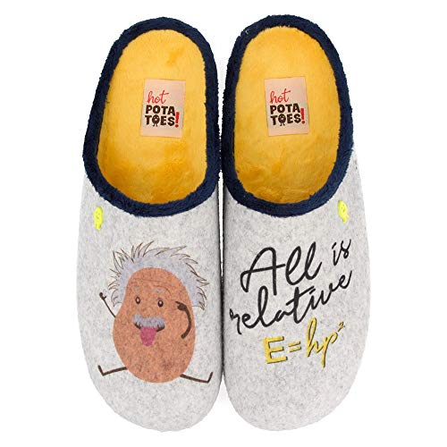 HOT POTATOES Vijandi, Pantuflas Hombre, Color, 42 EU HOT POTATOES Vijandi, Pantuflas Hombre, Color, 42 EU