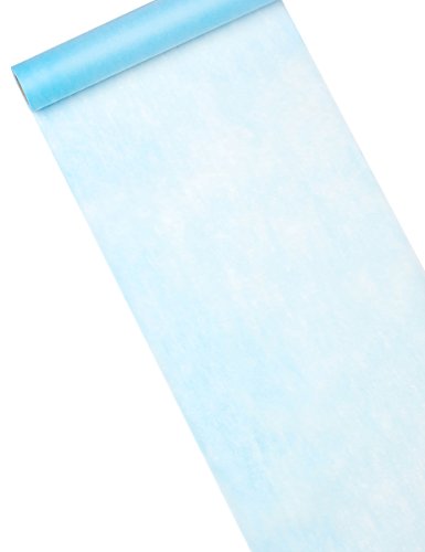 Inspirarte Deco - Camino de mesa en tela no tejida - Azul claro