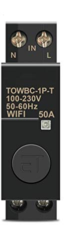 Interruptor Inteligente WIFI de Control Remoto por Smart Life, Tuya Smart, Google Assistant y Alexa. Carril Din.