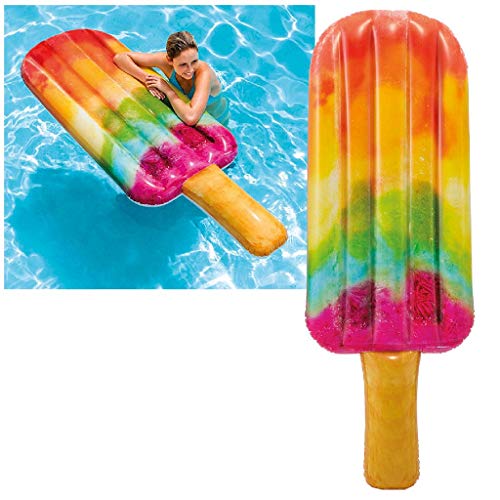 Intex 58766EU - Colchoneta hinchable Helado de colores 76 x 191 cm Intex 58766EU - Colchoneta hinchable Helado de colores 76 x 191 cm
