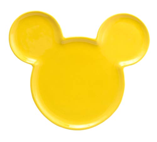 Joy Toy 62133 Mickey Mouse Orejas Platos de cerámica, Amarillo