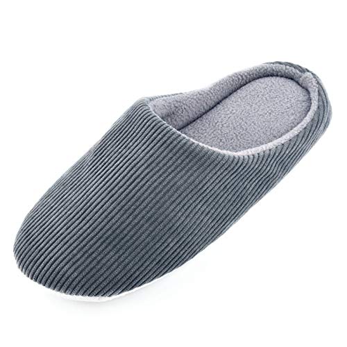Knixmax Zapatillas de Estar por Casa para Hombre Mujer, Zapatos Memory Algodón Pantuflas, Zapatillas Cómodas Suave CáLido y Antideslizante Zapatillas para Interior, Hotel, Hogar, Gris EU 40-41 Knixmax Zapatillas de Estar por Casa para Hombre Mujer, Zapatos Memory Algodón Pantuflas, Zapatillas Cómodas Suave CáLido y Antideslizante Zapatillas para Interior, Hotel, Hogar, Gris EU 40-41