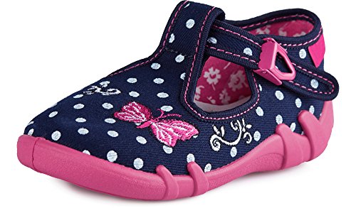 Ladeheid Zapatillas Pantuflas Unisex Niños Niñas LARB001 (Azul Oscuro Puntos, 21 EU) Ladeheid Zapatillas Pantuflas Unisex Niños Niñas LARB001 (Azul Oscuro Puntos, 21 EU)