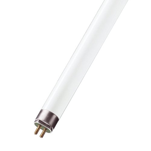 Laes 980387 Bombilla Mini Fluorescente T5 G5, 13 W, Blanco, 16 x 531.1 mm