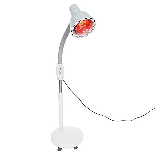 Lámpara de calor infrarroja, de pie Brazo flexible Luz infrarroja ajustable para el cuidado de la temperatura para aliviar el dolor muscular y promover la circulación corporal