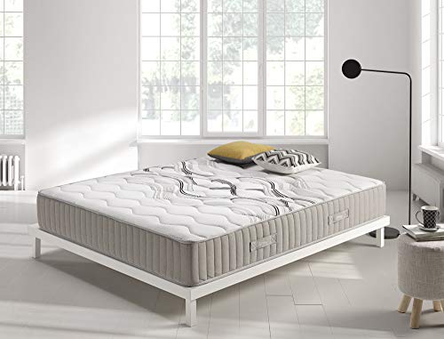 Living Sofa Colchón muelles 135x190 cm Visco Spring - Altura +/- 26 cm - Sistema de muelles ensacados - Espumación HR Viscosoft de Alta Densidad - Sistema Innovador Multicapa - Multizona de Confort Living Sofa Colchón muelles 135x190 cm Visco Spring - Altura +/- 26 cm - Sistema de muelles ensacados - Espumación HR Viscosoft de Alta Densidad - Sistema Innovador Multicapa - Multizona de Confort