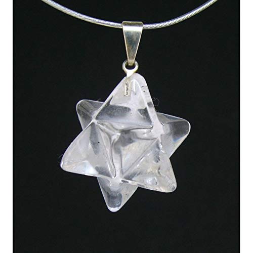 Merkaba Collar en Cuarzo Blanco Merkaba Collar en Cuarzo Blanco