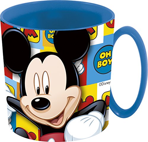 Mickey Mouse Taza plastico micro 350 ml (Stor 19004)