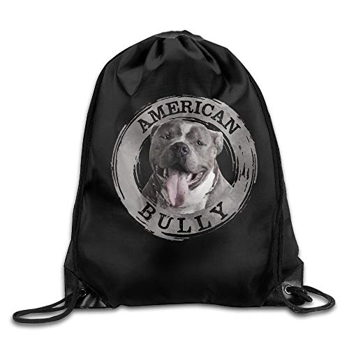 Mochila deportiva American Bully Dog Belt, tendencia de moda, bolsa de deporte de poliéster, parte roja neta, bolso de hombre, damas, adolescente, adulto, trabajo al aire libre, oficina, lonchera