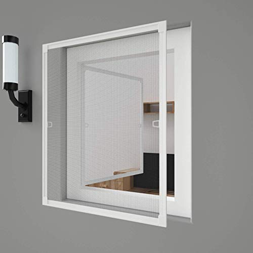 Mosquitera para ventana, 100 x 120, mosquitera con marco de aluminio