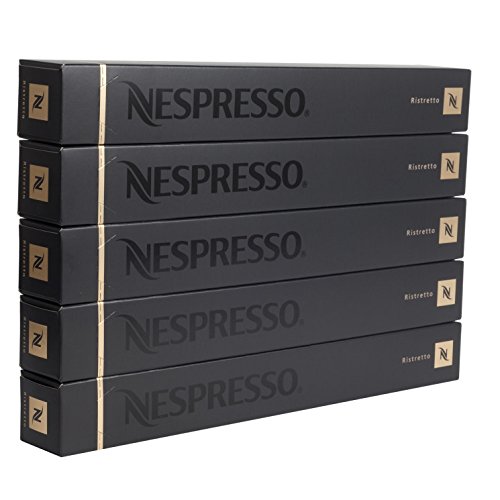 Nespresso - Cápsula de Café Ristretto, 200 Unidades