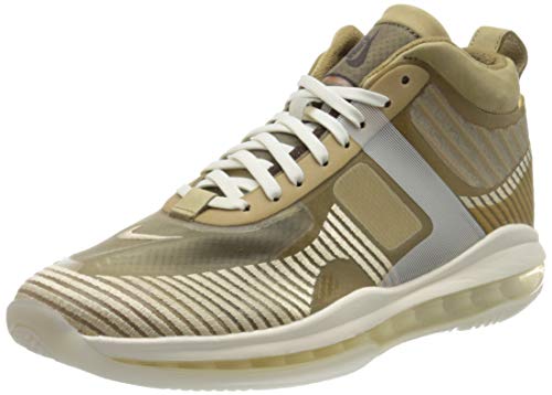 Nike Lebron X JE Icon QS, Zapatillas de básquetbol Hombre, Parachute Beige Desert York Sail Phantom, 45 EU