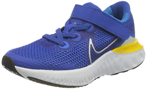 Nike Renew Run (PS), Zapatillas para Correr de Carretera, Juego Royal Metallic Silver Pho, 35 EU