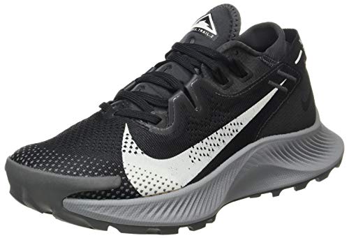 Nike W Pegasus Trail 2, Zapatillas para Correr Mujer, Black Spruce Aura Dk Smoke Grey Particle Grey Iron Grey, 39 EU