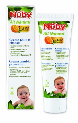 Nuby All Natural - Crema protectora para heridas (1 x 120 ml)
