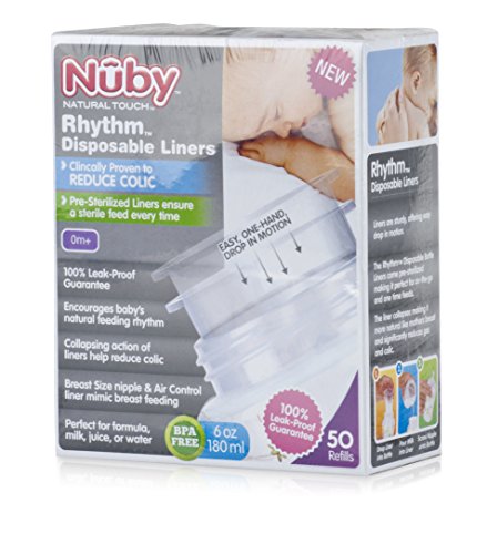 Nuby NT67744 - Pack 50 bolsas preesterilizadas