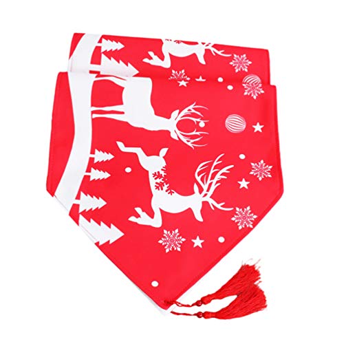 NUOBESTY 1Pc Camino de Mesa Navideño Lino Algodón 70. 74X15. 72X0. Mantel de Copo de Nieve Y Ciervos de Navidad de 20 Pulgadas para La Fiesta de La Cena de Navidad Decoración de La Boda de NUOBESTY 1Pc Camino de Mesa Navideño Lino Algodón 70. 74X15. 72X0. Mantel de Copo de Nieve Y Ciervos de Navidad de 20 Pulgadas para La Fiesta de La Cena de Navidad Decoración de La Boda de