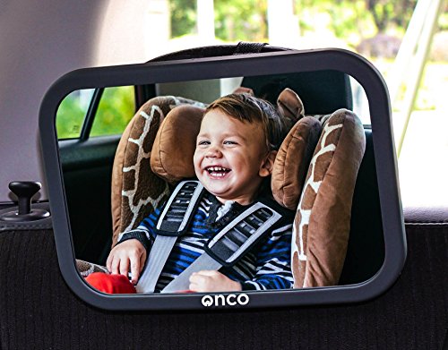 ONCO Espejo Coche Bebe Asiento Trasero - Espejo Bebe 100% a prueba de rotura - Conduce con seguridad y supervisa a tu hijo con el espejo retrovisor bebe coche - Ganador del premio "MadeForMums" ONCO Espejo Coche Bebe Asiento Trasero - Espejo Bebe 100% a prueba de rotura - Conduce con seguridad y supervisa a tu hijo con el espejo retrovisor bebe coche - Ganador del premio "MadeForMums"