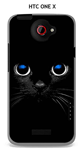 Onozo Carcasa HTC One X Design Gato Negro