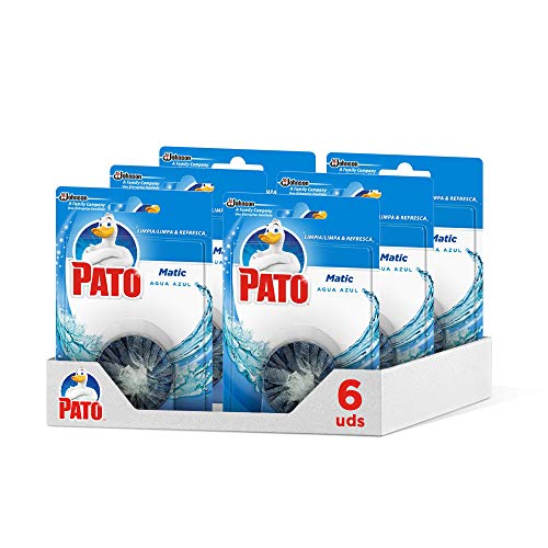 Pato - Matic limpiador y ambientador para inodoro, pastilla para cisterna, 1 Pack of 6 unidades Pato - Matic limpiador y ambientador para inodoro, pastilla para cisterna, 1 Pack of 6 unidades