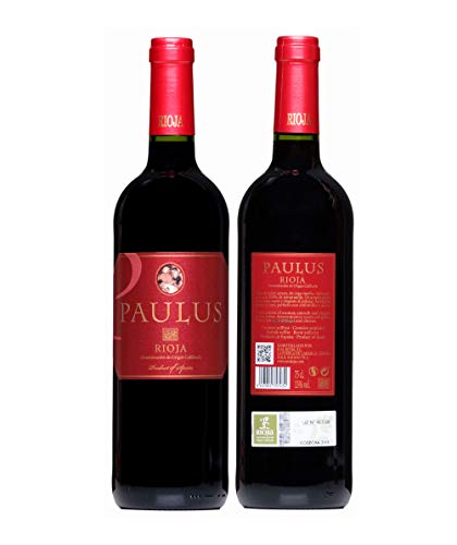 Paulus Vino Tinto Joven - D.O.Ca Rioja 1 Botellas 750 ml