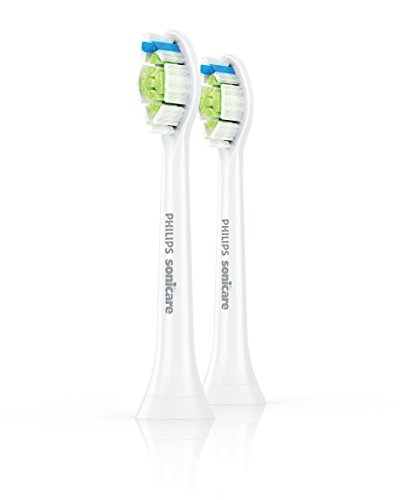 Philips Sonicare DiamondClean HX6062/07 - Set de 2 cabezales estándar para cepillo de dientes eléctrico, color blanco