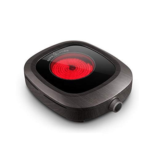 Placa inducción,Placa vitrocerámica portatil, 800 W de potencia, cuerpo de acero inoxidable, termostato regulable,Calientaplatos ideal para camping, caravana, campo, peroles/Negro Placa inducción,Placa vitrocerámica portatil, 800 W de potencia, cuerpo de acero inoxidable, termostato regulable,Calientaplatos ideal para camping, caravana, campo, peroles/Negro