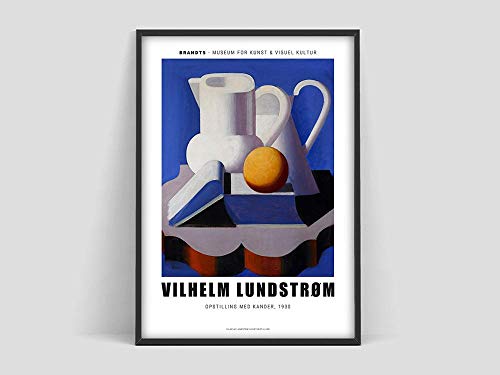 Póster de Vilhelm Lundstrom, póster de exposición de Vilhelm Lundstrøm, impresión artística, pintura de vajilla, lienzo sin marco U 50x70cm
