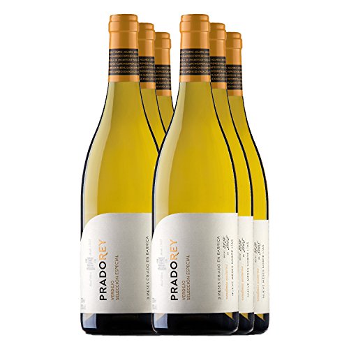 PRADOREY Verdejo Selección Especial - Vino blanco - Verdejo - Vino de la tierra de Catilla y León - 9 meses de crianza sobre lías con paso ligero por barrica - - 6 Botellas - 0,75 L