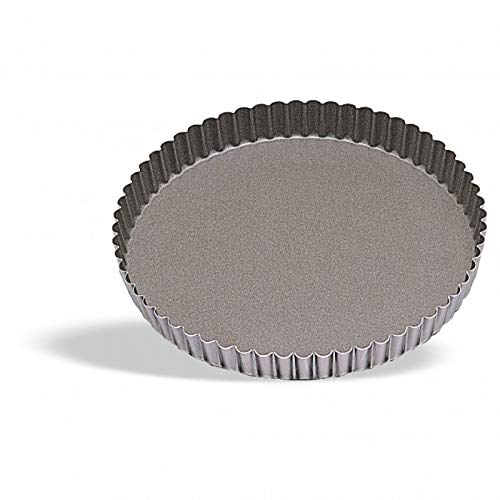 Pujadas P710.032 - Molde redondo para tartas con bordes estriados, 32 cm de diámetro x 2,5 cm