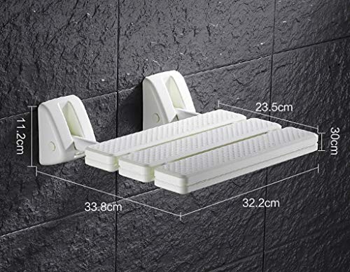 QiXian Silla de Ducha, Silla de Baño Old Man Plegable Corredor de Entrada Baño Ducha Taburete Blanco, Amarillo Ajustable en Altura Desmontable Pequeño Y Ligero Murciélago, White QiXian Silla de Ducha, Silla de Baño Old Man Plegable Corredor de Entrada Baño Ducha Taburete Blanco, Amarillo Ajustable en Altura Desmontable Pequeño Y Ligero Murciélago, White
