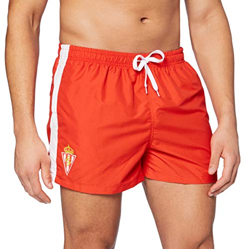 Real Sporting de Gijon Adulto Swimt, Hombre, Bañador Sporting de Gijon, Talla XL