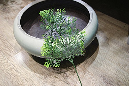 Real Touch artificiales Plantas – Cypress 6 tallos – verde