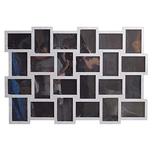Rebecca Mobili Marco de Fotos múltiple, Collage de Fotos para Colgar, 24 Espacios tamaño 10 x 15, Decoraciones para el hogar - Medidas: 61 x 92 x 1,2 cm (AxANxF) - Art. RE4513