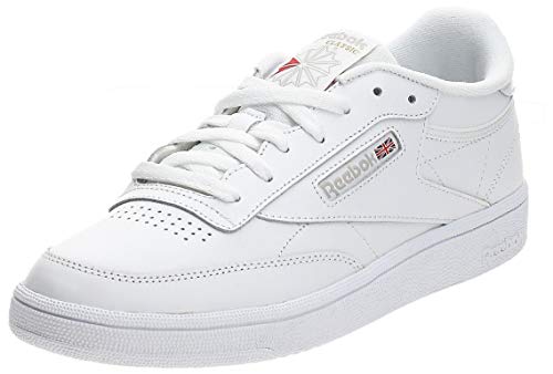 Reebok Club C 85, Sneaker Mujer, Blanco (White/Light Grey 0), 37 EU