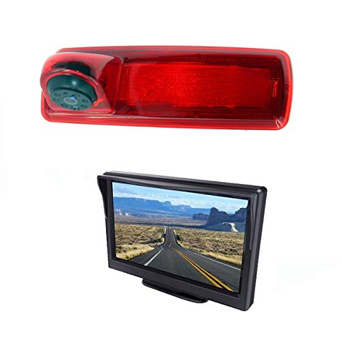 Reemplazo coche trasera vista cámara de marcha atrás Luz de Freno + Monitor TFT LCD 4.3 Pulgadas para Vauxhall Vivaro X82 Mk3 Opel Vivaro B, Renault Trafic und Nissan NV300 Fiat Talento ab 2014