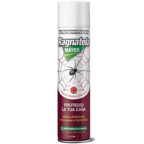 Sany Mayer - Spray insecticida para arañas, 400 mililitros, repelente de arañas, tela de araña, para noche y día