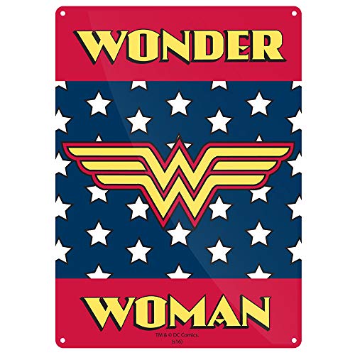 signs-unique Lámina de Metal Small Wonder Woman Logo