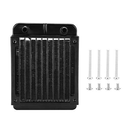 Socobeta Radiador de refrigeración por Agua 120MM Computadora CPU Radiador de refrigeración por Agua Disipador de Calor 10 Tubos Socobeta Radiador de refrigeración por Agua 120MM Computadora CPU Radiador de refrigeración por Agua Disipador de Calor 10 Tubos